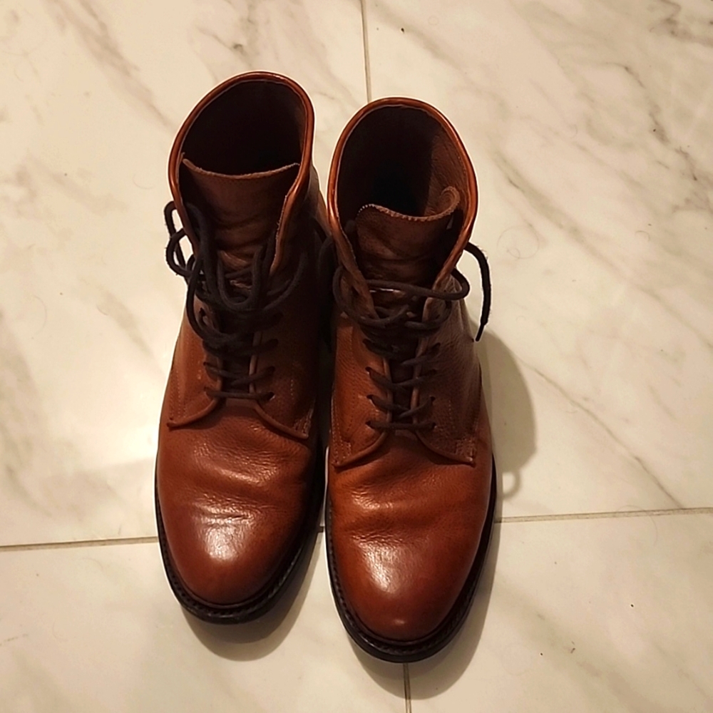 Frulye burned caramel leather